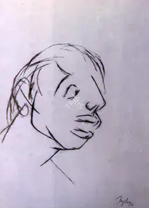 Mehta, Tyeb (Artist). Untitled, 1992 | Drawing