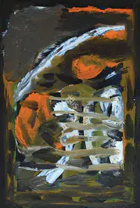 Raza, S.H. (Artist). Untitled, 1970 | Painting