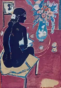 Ara, K.H. (Artist). Untitled (Nude), n.d. | Painting