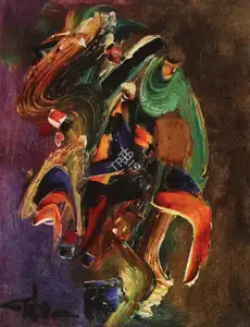 Gulgee, Ismail (Artist). Untitled, 1990 | Painting