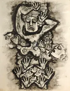 Senathipathi, M. (Artist). Untitled, 1986 | Painting