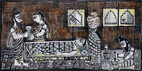 Narayan, Badri (Artist). Untitled, 1961 | Painting