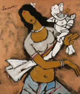 Husain, M.F. (Artist). Untitled, n.d. | Painting