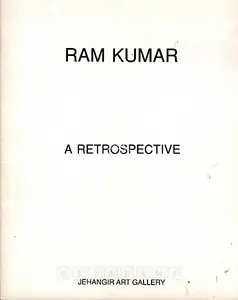 Ramkumar Artist Ram Kumar - A Retrospective New Delhi Vadehra Art Gallery 1994 Solo Exhibition Catalogue 00882623