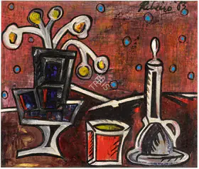 Ribeiro, Lance (Artist). Untitled (Still Life), 1963 | Painting