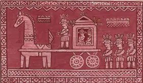 Roy, Jamini (Artist). The Procession, n.d. | Painting