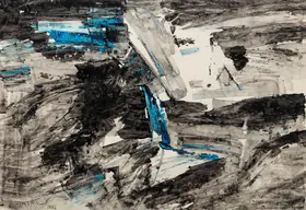 Ramkumar (Artist). Untitled (Landscape), 1986 | Painting