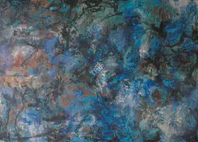 Mehrotra, Jaideep (Artist). Kind of Blue, 1997 | Painting