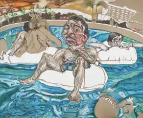 Singh, Schandra (Artist). The Lazy River, 2006 | Painting