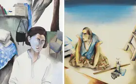 Dodiya, Anju (Artist). Untitled, 1990 | Painting