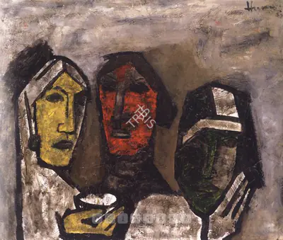 Husain, M.F. (Artist). Untitled, 1957 | Painting