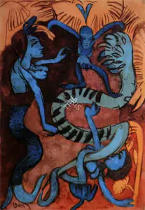 Subramanyan, K.G. (Artist). Untitled, n.d. | Painting
