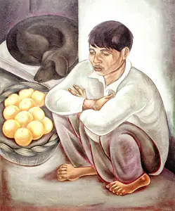 Gujral, Satish (Artist). Vendor Boy, 1953 | Painting