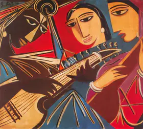 Keyt, George (Artist). Musicians, 1974 | Painting