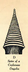 Govinda, Lama Anagarika (Artist). Spire of a Ceylonese Dagoba, n.d. | Drawing