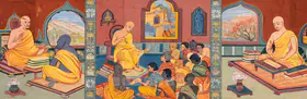 Dugar, Indra (Artist). Buddha As Teacher, 1954 | Painting