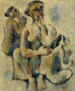 Reddy, P.T. (Artist). Fruit Seller, 1963 | Painting