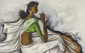 Prabha, B. (Artist). Untitled, 1997 | Painting