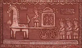 Roy, Jamini (Artist). The Bridegroom's Procession, 1952 | Painting