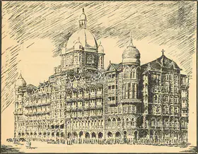 Unknown (Artist). The Taj Mahal Hotel, 1951 | Advertisement