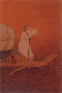 Chatterjee, Sanat (Artist). Before the Sand Storm, n.d. | Painting