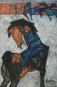 Husain, M.F. (Artist). Untitled, n.d. | Painting