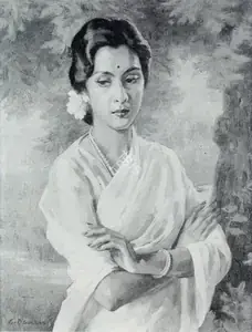 Deuskar, Gopal (Artist). Maharasthtrian Belle, n.d. | Painting