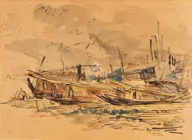 Abedin, Zainul (Artist). Untitled, 1960 | Painting