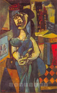 Roy, Sajal (Artist). Paris, n.d. | Painting
