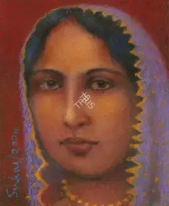 Roy, Suhas (Artist). Radha, 2000 | Painting