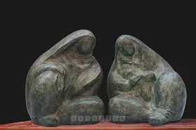 Dasgupta, Prodosh (Artist). Gossip, 1944 | Sculpture