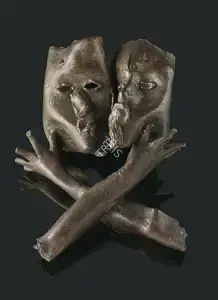 Hore Somnath Artist Brothers Bronze 1991 Sculpture EconomicsArt 00872539
