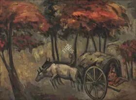 Mookherjea, Sailoz (Artist). Untitled, n.d. | Painting