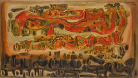 Ambadas (Artist). The Closed Membranes of Silence, 1965 | Painting
