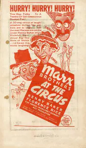 Buzzell, Edward (Director), At the Circus, 1939 | Handbill