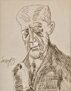 Souza, F.N. (Artist). Untitled, 1959 | Drawing