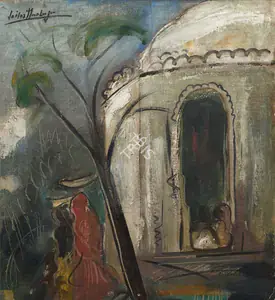 Mookherjea, Sailoz (Artist). Untitled, circa 1940 | Painting