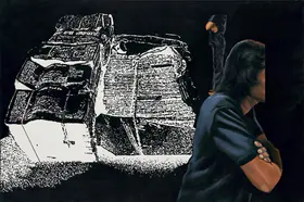 Sonpimpare, Sanjeev (Artist). Black & White Money, 2007 | Painting