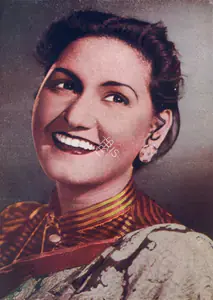 Unknown (Artist), Nur Jehan | Oleograph, January 1944