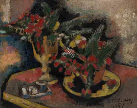 Reddy, P.T. (Artist). Two Flower Vases, 1957 | Painting