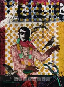 Rao, A. Rajeswara (Artist). Mr. Devanand, 2004 | Painting