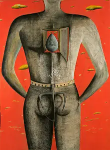 Nair, Surendran (Artist). Untitled (Corollory Mythologies), 1996 | Sculpture