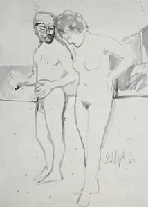 Souza, F.N. (Artist). Untitled, 1964 | Painting