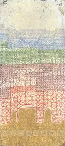 Shemza, Anwar Jalal (Artist). City Wall, 1960 | Painting