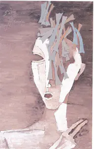 Husain, M.F. (Artist). Mustafa, 1975 | Painting