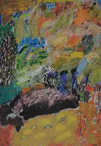 Kaur, Rajnish (Artist). Untitled, 2006 | Painting