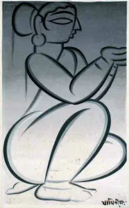 Roy, Jamini (Artist). Untitled, n.d. | Painting