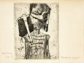 Hore, Somnath (Artist). Untitled, 1982 | Print
