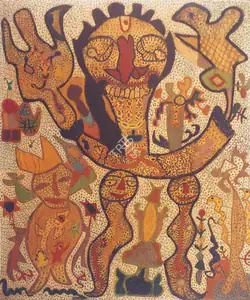 Parekh, Madhavi (Artist). Sea-King, 1970 | Painting