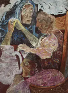Khanna, Krishen (Artist). The Unexpected Happened, 1987 | Painting